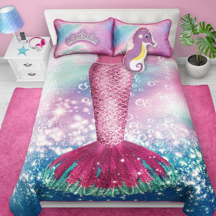 Mermaid twin hotsell bedding set